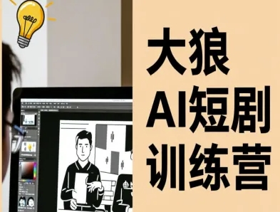 大狼AI短剧训练营-短剧课程(更新中)-副业项目资源网